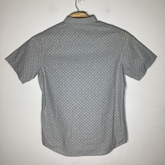Travis Mathew Mens Short Sleeve Button Up Shirt Grey Size XL - Picture 3 of 8